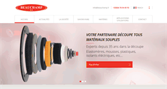Desktop Screenshot of beauchamp.fr