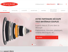 Tablet Screenshot of beauchamp.fr